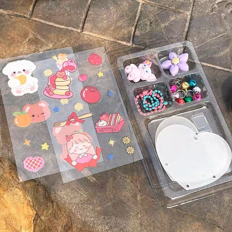 Kids DIY Acrylic Keychain Goodies Bag Art Handicraft