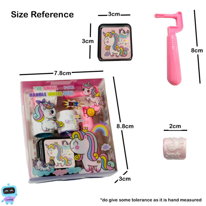 Kids Cartoon Rolling Stamps Birthday Gift Children Day Goodie Bag