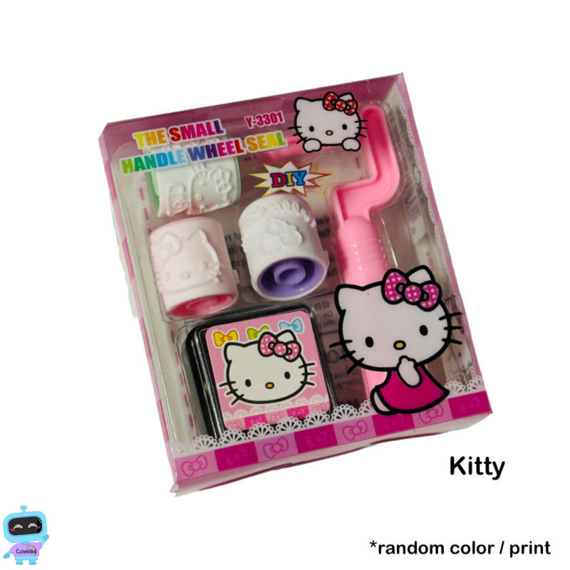 Kids Cartoon Rolling Stamps Birthday Gift Children Day Goodie Bag