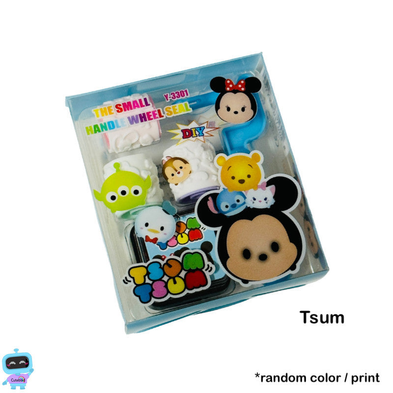 Kids Cartoon Rolling Stamps Birthday Gift Children Day Goodie Bag