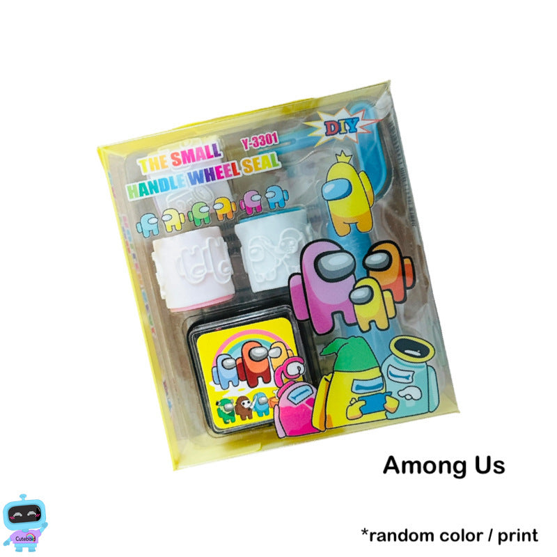 Kids Cartoon Rolling Stamps Birthday Gift Children Day Goodie Bag