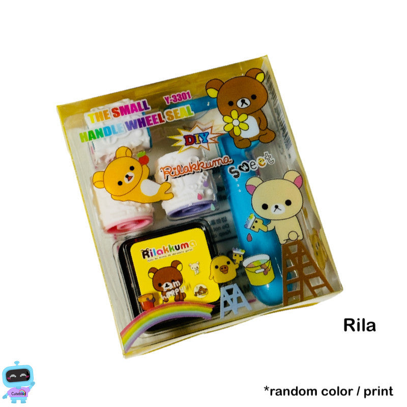 Kids Cartoon Rolling Stamps Birthday Gift Children Day Goodie Bag