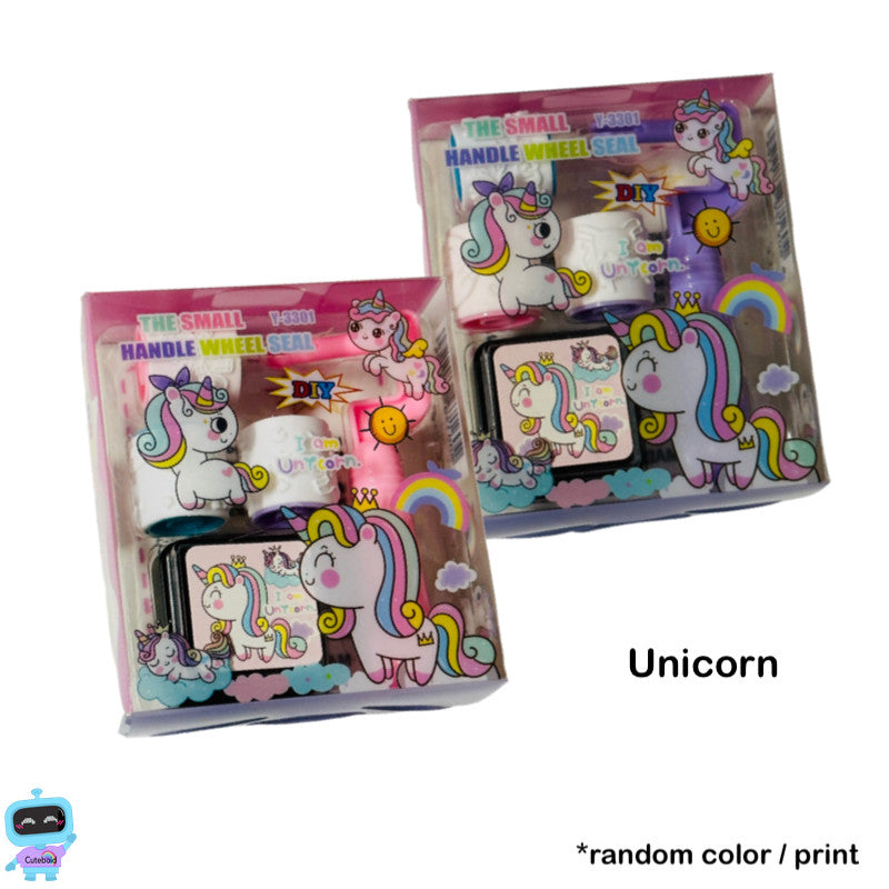 Kids Cartoon Rolling Stamps Birthday Gift Children Day Goodie Bag