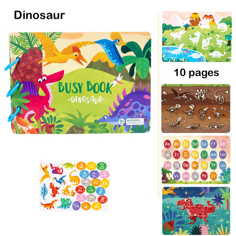 Kids Early Learning Busy Book Montessori Educational Toy