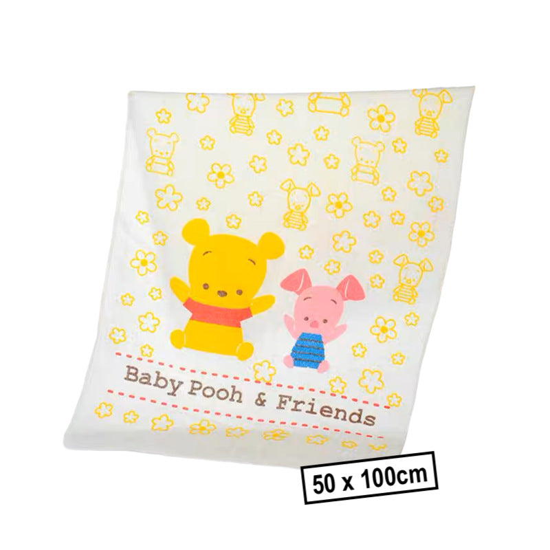 Baby Towels Cute Children Bath Towel Kids Muslin Gauze Water Absorbing Washcloths
