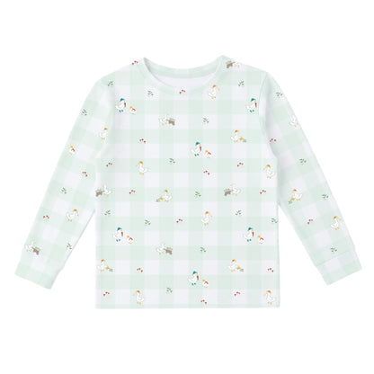 Cooling Bamboo Long Sleeve Tops Goose Farm Soft Comfortable Cooling Sleepwear | Family Matching Wear