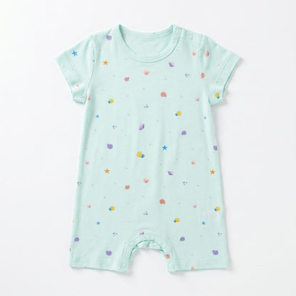 Baby Bamboo Short Rompers Little Lagoon Soft Cooling Comfortable | Eczema Friendly Material