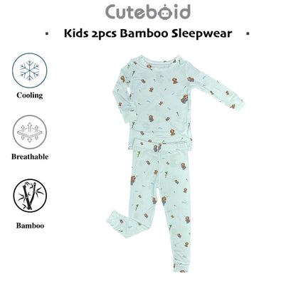 Baby Bamboo 2pc Sleepwear Long Sleeve Shirt and Pants