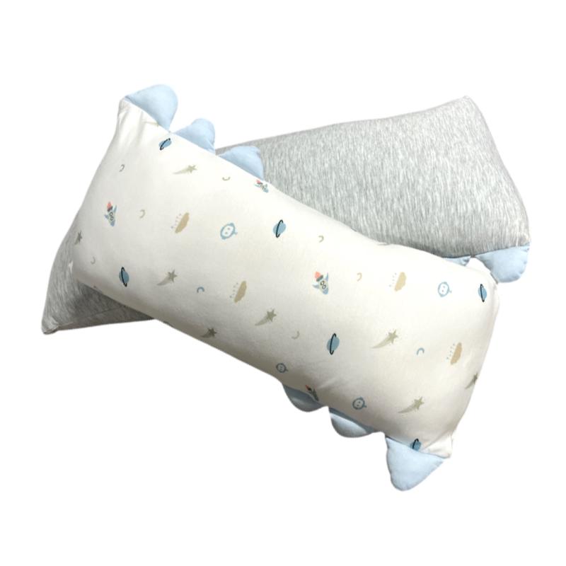 Baby Bamboo Soft Hugging Pillow Fluffy Huggable Bolster - Grey