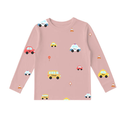 dusty pink colour long sleeve bamboo sleepwear that is suitable for sensitive skin