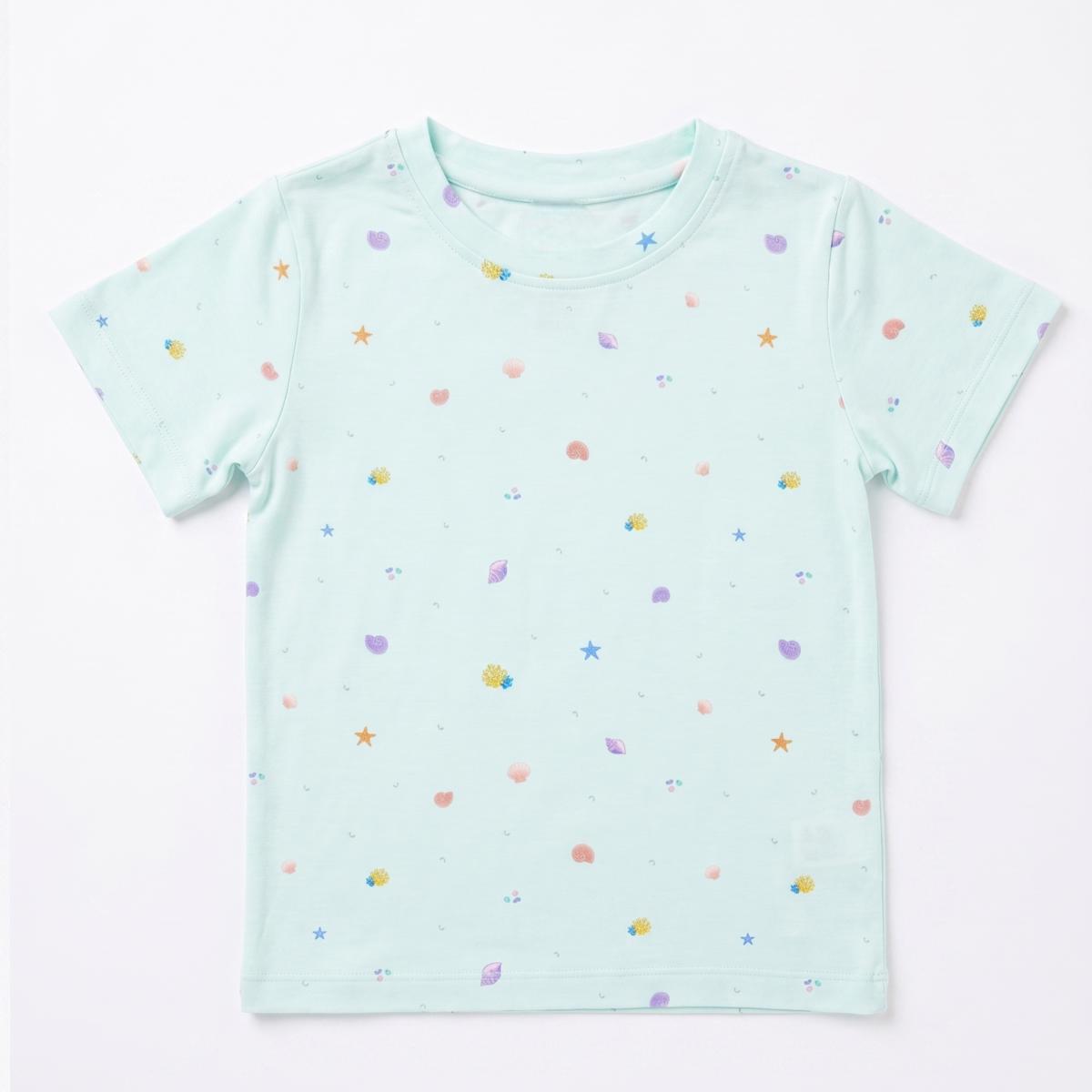 Kids Cooling Bamboo T Shirt Little Lagoon Soft Comfortable Breathable Tops | Suitable for Eczema Skin