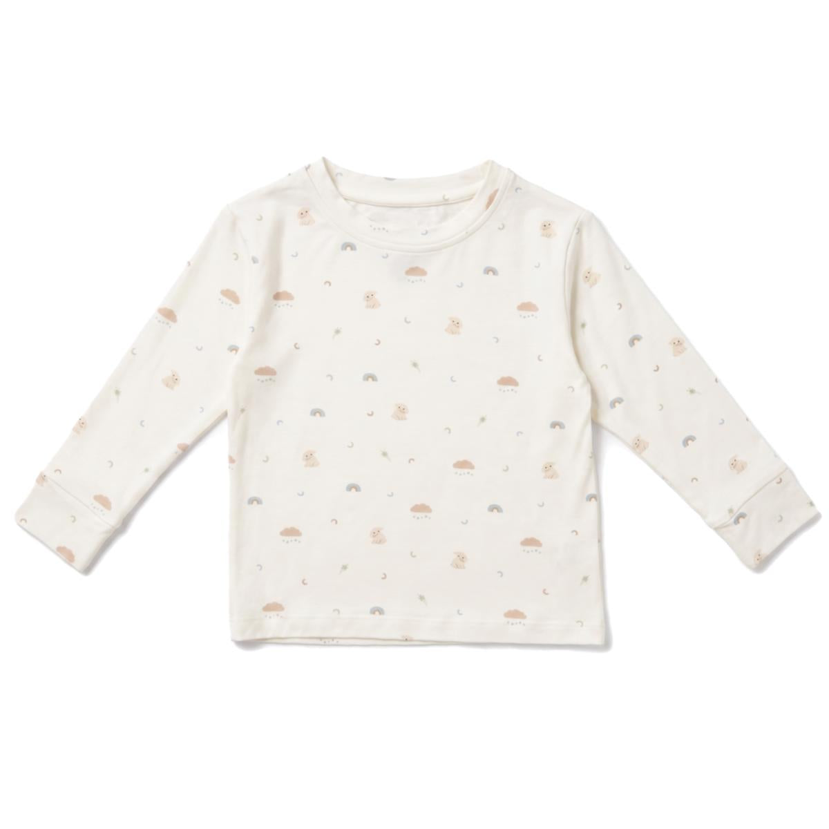 Cooling Bamboo Long Sleeve Tops Bunny Skies Soft Comfortable Cooling Sleepwear | Family Matching Wear