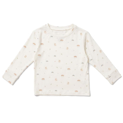 Cooling Bamboo Long Sleeve Tops Bunny Skies Soft Comfortable Cooling Sleepwear | Family Matching Wear