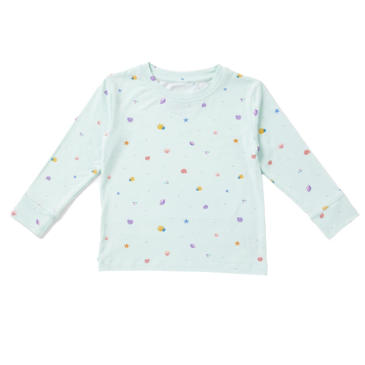 Cooling Bamboo Long Sleeve Tops Little Lagoon Soft Comfortable Cooling Sleepwear | Family Matching Wear
