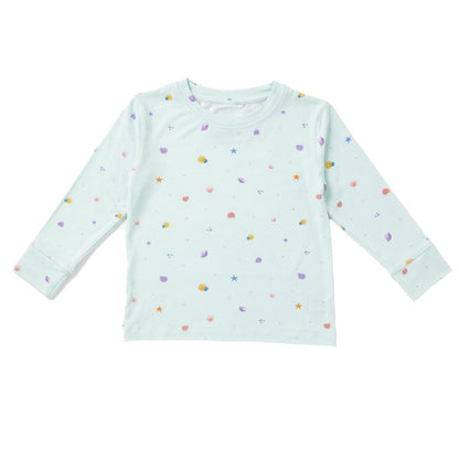 Cooling Bamboo Long Sleeve Tops Little Lagoon Soft Comfortable Cooling Sleepwear | Family Matching Wear