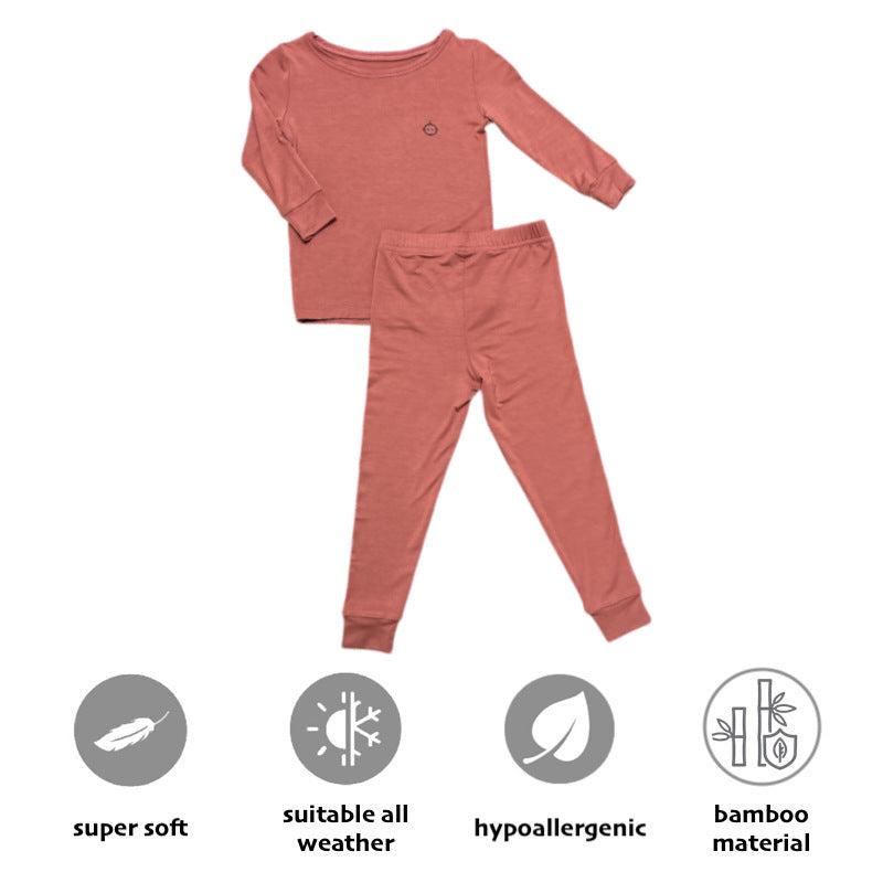 Baby Bamboo 2pc Sleepwear Long Sleeve Shirt and Pants