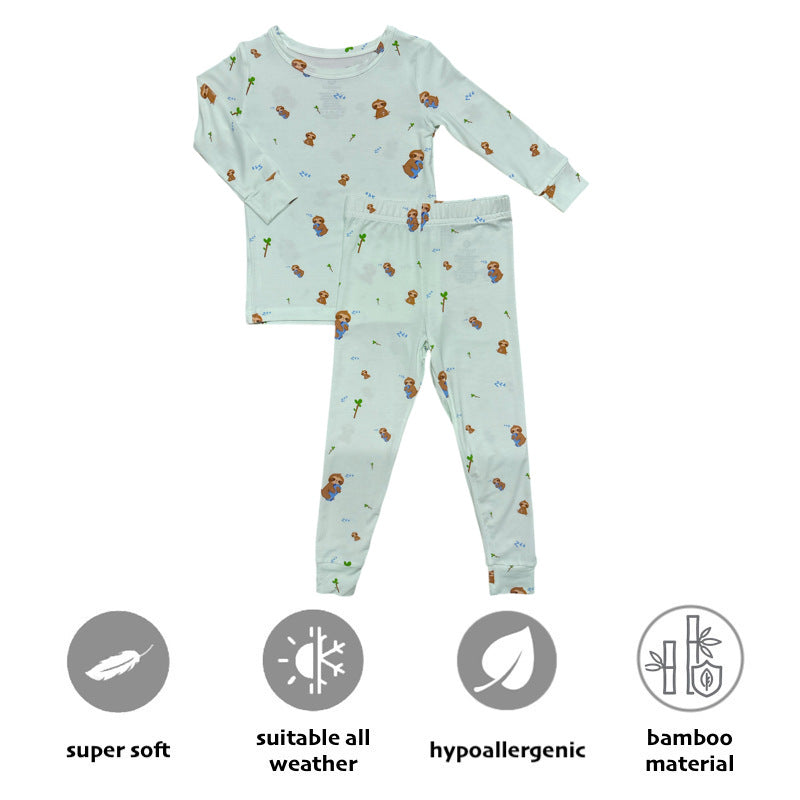 Baby Bamboo 2pc Sleepwear Long Sleeve Shirt and Pants