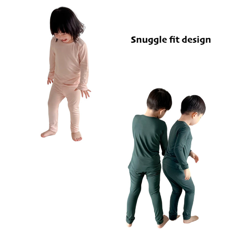 Baby Bamboo 2pc Sleepwear Long Sleeve Shirt and Pants